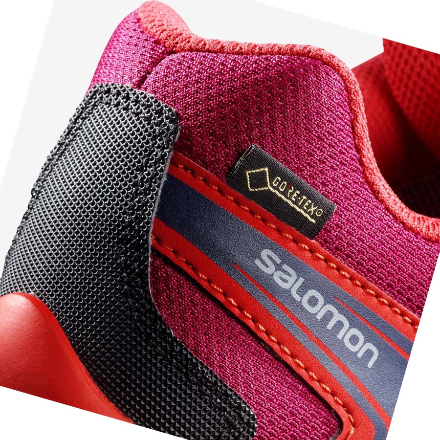 Tenis Senderismo Salomon X-ULTRA MID GORE-TEX Niños Rojos | MX 2035VRW